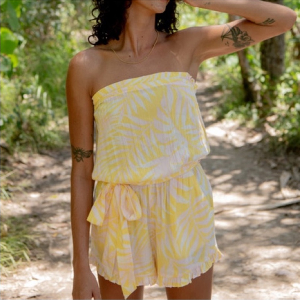 Billabong Tropical Flower Days Strapless Romper